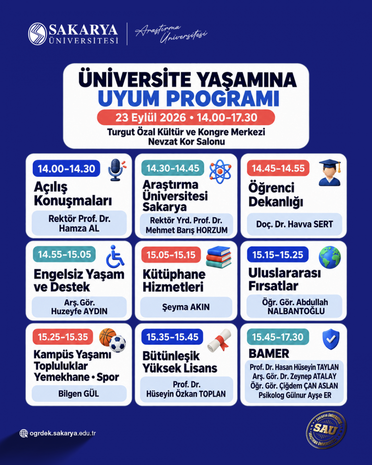 Üniversite Yaşamına Uyum Programı